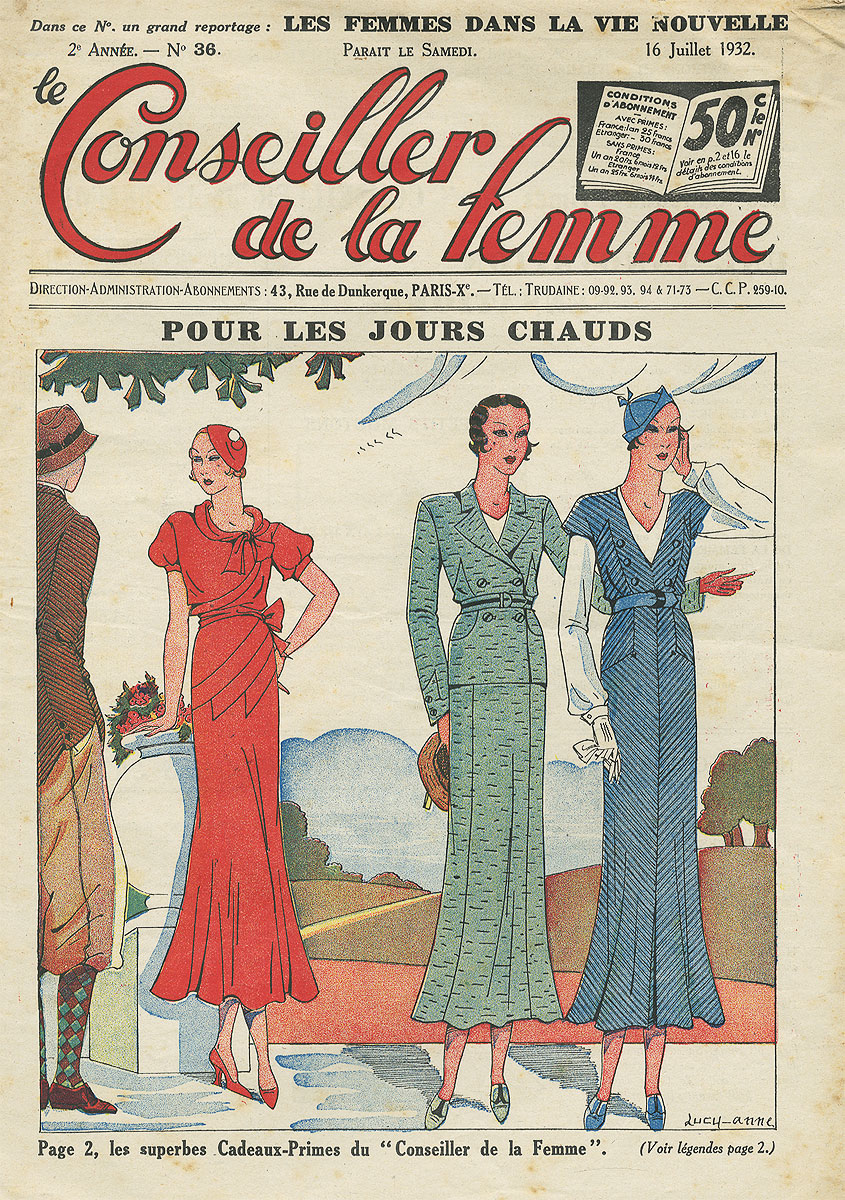 La conseiiller de la femme, №36, juillet 1932