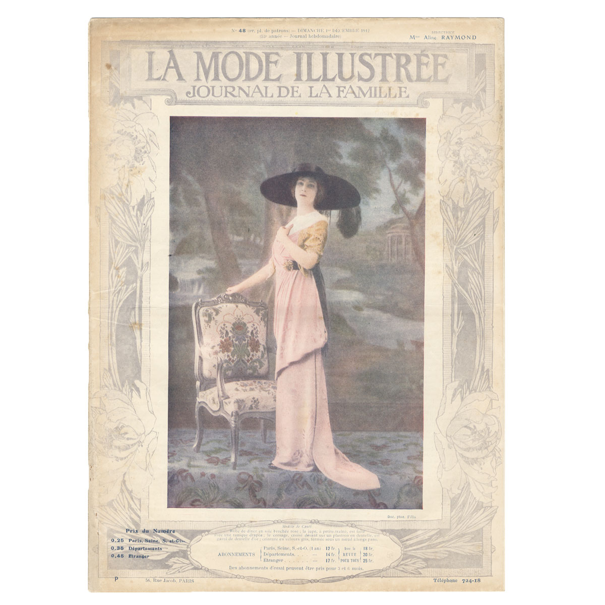 La mode illustree, №48, 1912