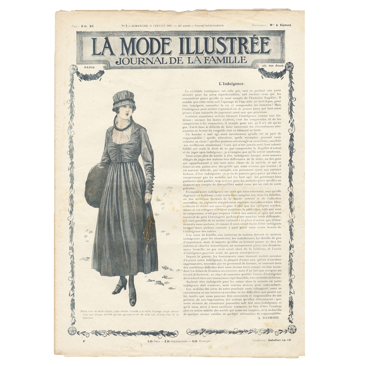 La mode illustree, №3, 1917