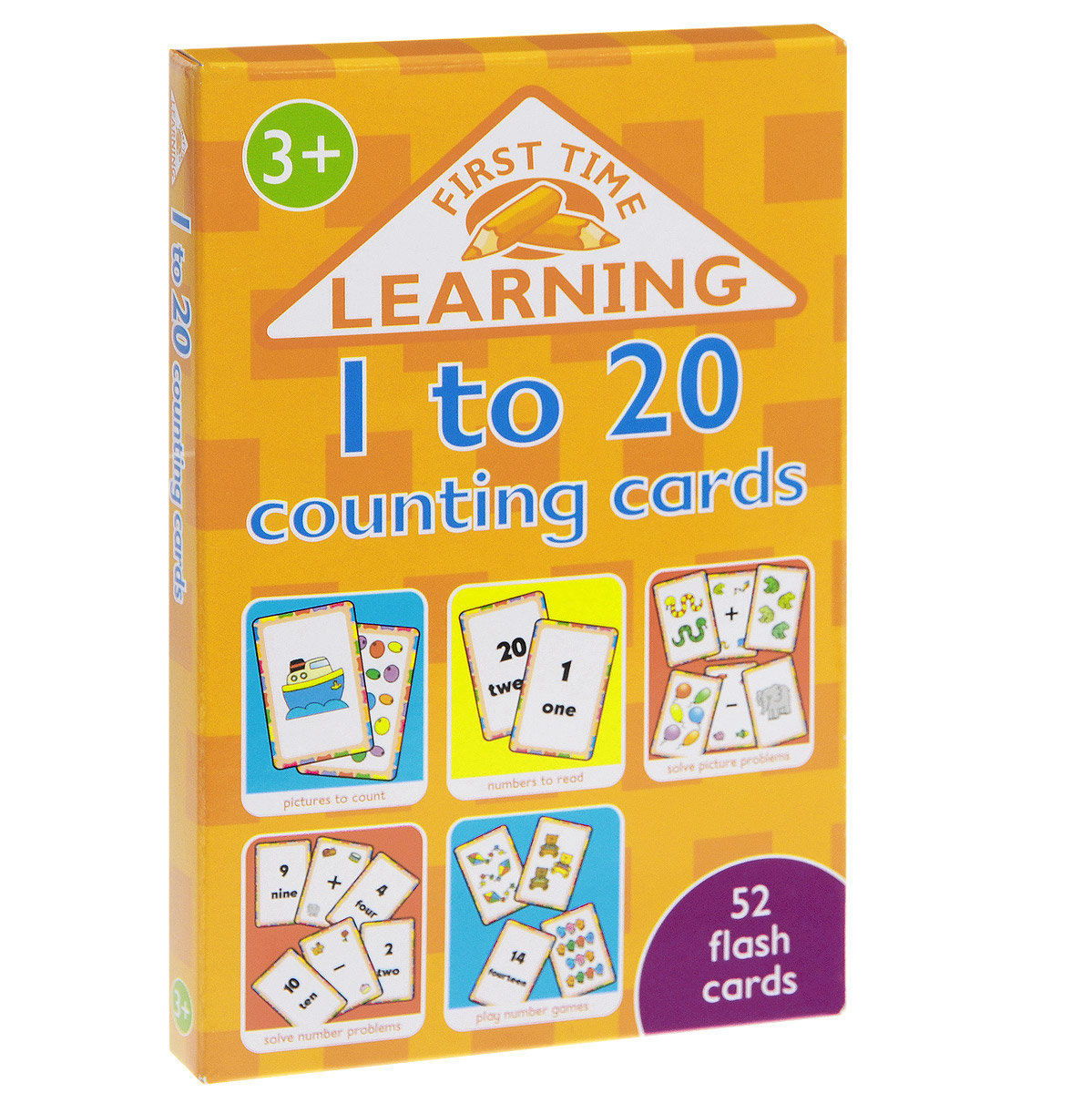 1 to 20 Counting Cards (52 Flash Cards)