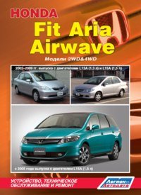 Honda Fit Aria, Airwave. Руководство по ремонту и техническому обслуживанию