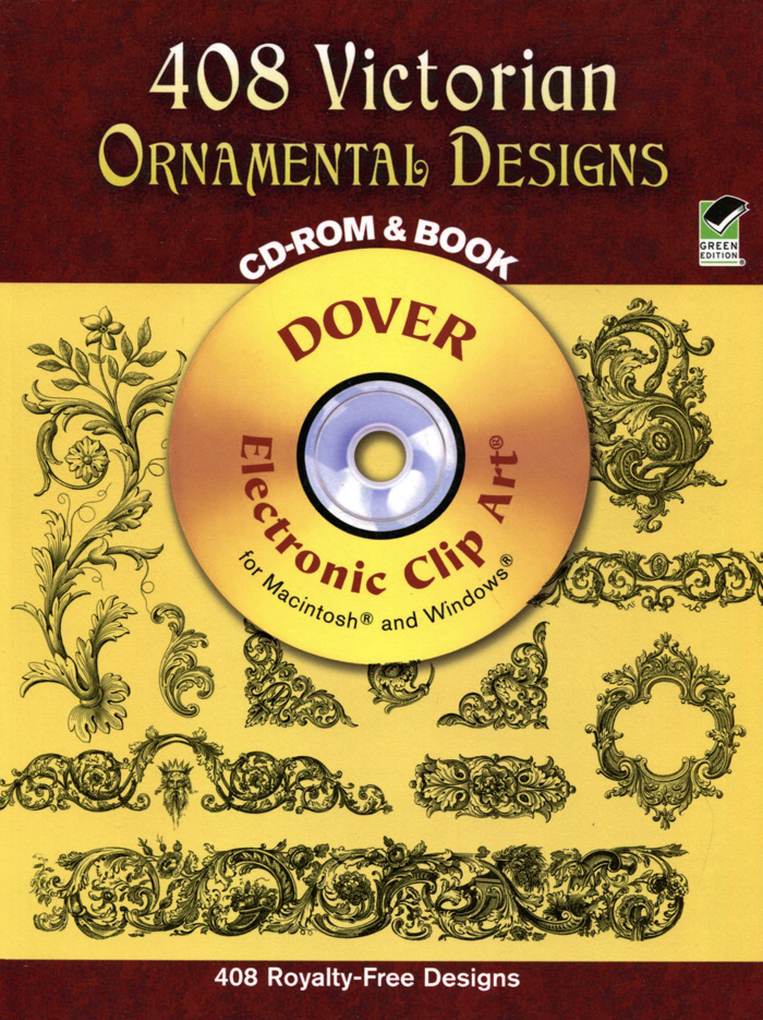 408 Victorian Ornamental Designs (+ CD-ROM)