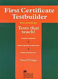 First Certificate Testbuilder