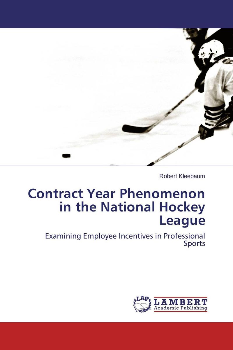 Contract Year Phenomenon in the National Hockey League