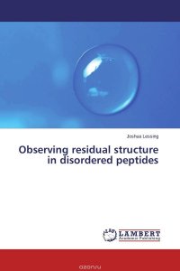 Observing residual structure in disordered peptides