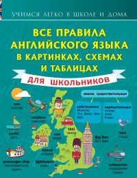 Все правила английского языка в картинках, схемах и таблицах для школьников