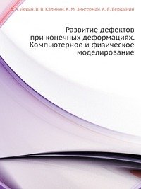 Развитие дефектов при конечных деформациях. Компьютерное и физическое моделирование