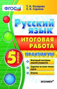 Русский язык. 5 класс. Итоговая работа. Практикум