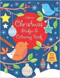 Christmas Sticker & Colouring Book (+ наклейки)