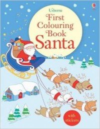 First Colouring Book Santa (+ наклейки)