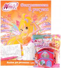 Winx Club. Раскрашиваем и рисуем. Альбом для рисования с раскрасками. Выпуск 5 (+ игрушка)