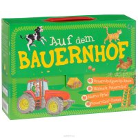 Auf dem Bauernhof Koffer (комплект из 2 книг + набор карточек, плакат)