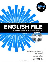 English File: Pre-intermediate: Workbook with Key (+ CD-ROM)