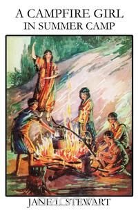 A Campfire Girl in Summer Camp