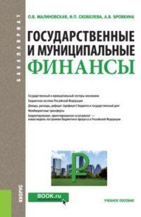 Государственные и муниципальные финансы. Учебное пособие