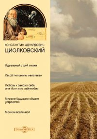 Идеальный строй жизни. Какой тип школы желателен. Любовь к самому себе, или Истинное себялюбие. Миражи будущего устройства. Монизм вселенной