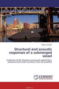 Structural and acoustic responses of a submerged vessel