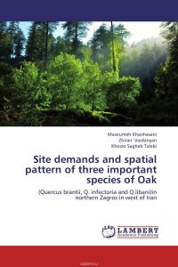 Site demands and spatial pattern of three important species of Oak