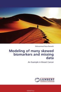 Modeling of many skewed biomarkers and missing data