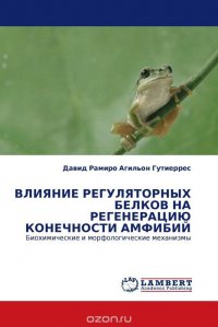 Давид Рамиро Агильон Гутиеррес - «ВЛИЯНИЕ РЕГУЛЯТОРНЫХ БЕЛКОВ НА РЕГЕНЕРАЦИЮ КОНЕЧНОСТИ АМФИБИЙ»