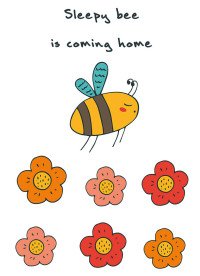 Sleepy Bee is Coming Home. Блокнот