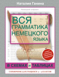 Вся грамматика немецкого языка в схемах и таблицах. 5-9 классы. Справочник