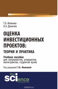 Оценка инвестиционных проектов. Теория и практика. Учебное пособие