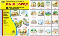 Наш город. Демонстрационные картинки (набор из 16 карточек)