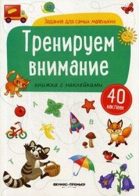 Тренируем внимание. Книжка с наклейками