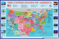 The United States of America / Соединенные Штаты Америки: наглядное пособие для средней школы