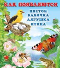 Как появляются цветок, бабочка, лягушка, птица