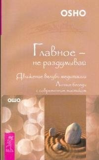 Главное - не раздумывай. Движение вглубь медитации. Личные беседы с современным мистиком