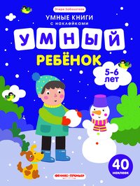 Умный ребенок. 5-6 лет. Книжка с наклейками