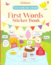 Get Ready for School. First Words Sticker Book