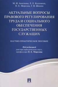 Актуальные вопросы правового регулирования труда и социального обеспечения государственных служащих