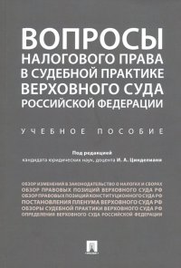 Вопросы налогового права в судебной практике Верховного Суда Российской Федерации. Учебное пособие