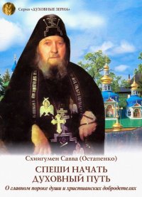 Спеши начать духовный путь. О главном пороке души и христианских добродетелях