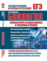 ЕГЭ. Биология. Полный курс средней школы в таблицах и схемах. Тренажер для подготовки к ОГЭ и ЕГЭ