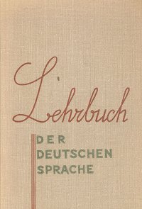 Lehrbuch der deutschen