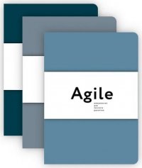 Космос. Agile-ежедневник для личного развития (темный, комплект из 3 блокнотов)