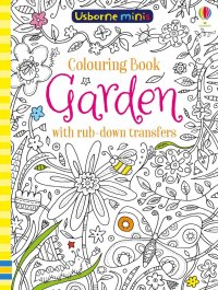 Colouring Book Garden with Rub Down Transfers