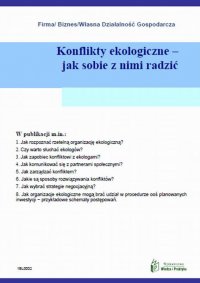 Konflikty ekologiczne jak sobie z nimi radzić