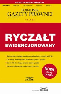 Ryczałt ewidencjonowany Podatki 3/2019