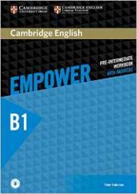 Cambridge English: Empower: Pre-Intermediate: Workbook with Answers: Level B1