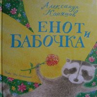 Енот и бабочка