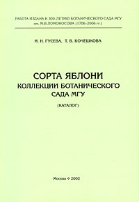 Сорта яблони коллекции Ботанического сада МГУ: Каталог