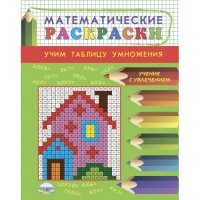 Математические раскраски. Учим таблицу умножения