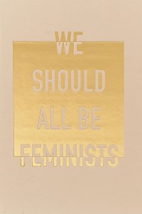 Блокнот. We should all be feminists (формат А5, тонированный блок, лента-ляссе)