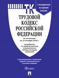 Трудовой кодекс РФ по состоянию на 1.01.21 с таблицей изменений и с путеводителем по судебной практике