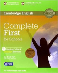 Complete First for Schools Student's Pack (комплект из 2 книг + 2 CD-ROM)